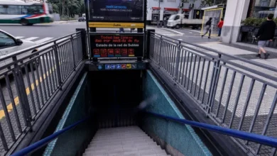 Imagen de una manifestación durante un paro general