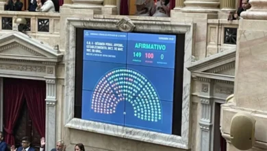 Diputados votando en la Cámara de Diputados