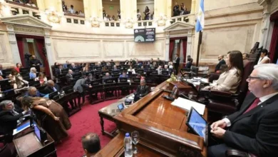 Sesión del Senado argentino