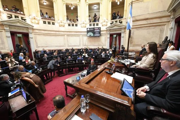 Sesión del Senado argentino
