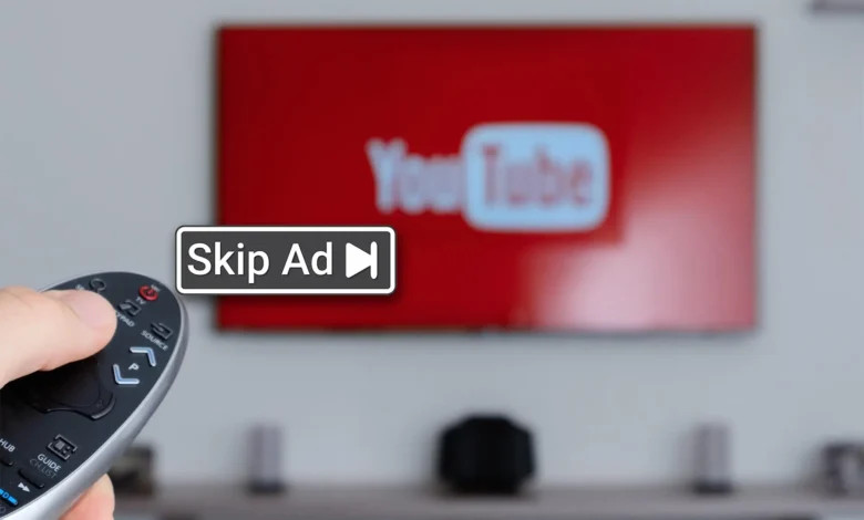 Imagen de la interfaz de YouTube con un bloqueador de anuncios