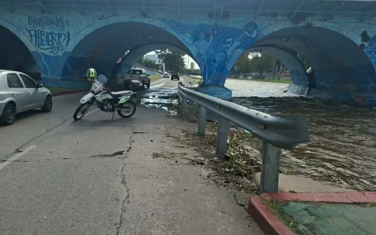Imágenes de la crecida del río Suquía en Córdoba