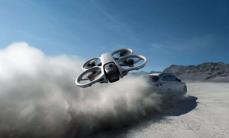 Imagen del DJI Avata 360 en vuelo