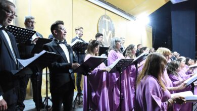 Coro Polifónico Delfino Quirici en escena