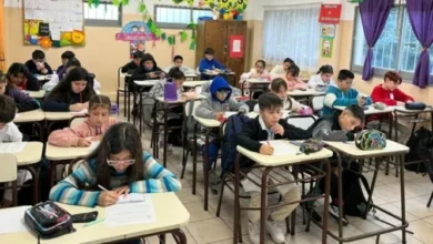 Estudiantes argentinos participando en la Olimpíada Canguro Matemático