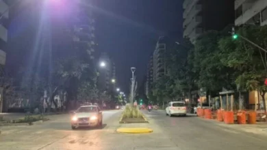 Tránsito vehicular en Bv. San Juan