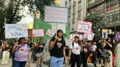 Marcha por el Día Internacional de la Mujer Trabajadora en Córdoba