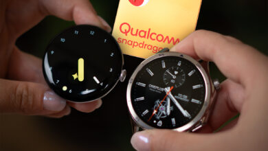 Imagen del reloj inteligente con el Snapdragon Wear Elite