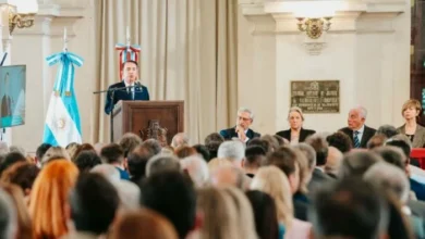 Domingo Sesin, presidente del TSJ de Córdoba, durante su discurso en la apertura del año judicial 2026.
