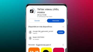 Imagen de la Play Store de Google con el nuevo icono de advertencia de batería