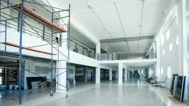 Imagen de la construcción de la nueva sede de la Universidad Provincial de Córdoba en San Francisco