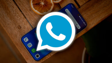 Imagen de WhatsApp Plus con personalización de colores y iconos