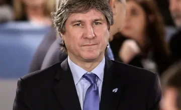 Amado Boudou en una sesión del Congreso