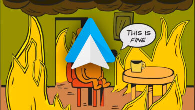 Captura de pantalla de la nueva interfaz de Android Auto