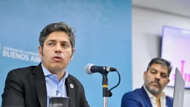 Axel Kicillof en conferencia de prensa sobre el Caso YPF