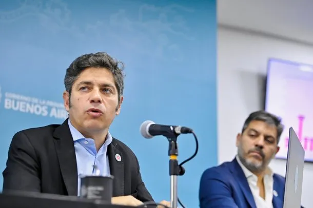 Axel Kicillof en conferencia de prensa sobre el Caso YPF