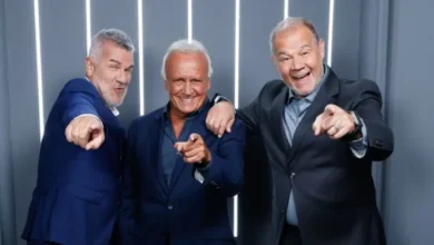 Mirtha Legrand y Dady Brieva en la mesa de conversación