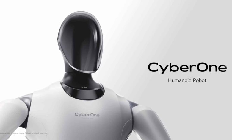 Imagen de un robot humanoide de Xiaomi en la línea de producción