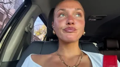 Sofía Solá en un casamiento con un look polémico