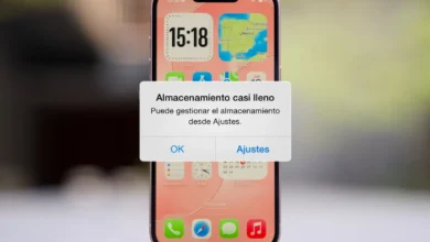 Imagen de un iPhone con la app de Fotos abierta