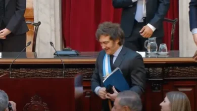Javier Milei en el Congreso de la Nación Argentina