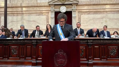 Cortes de tránsito en el Congreso por el discurso de Javier Milei