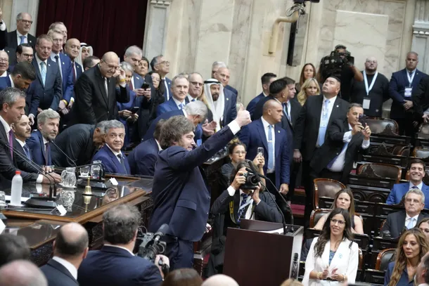 Javier Milei en el Congreso de la Nación Argentina