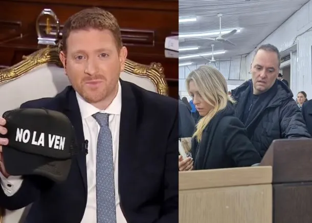 Imagen de Manuel Adorni y Joni Viale