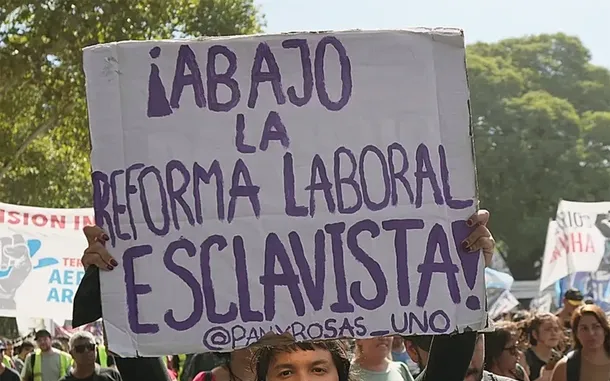 Gráfico de la aprobación del Gobierno Nacional tras la sanción de la Reforma Laboral