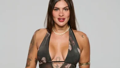 Luana Fernández en su etapa como modelo de alta costura
