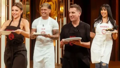 Imagen de los participantes de MasterChef Celebrity en la cocina