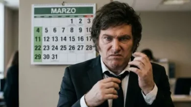 Imagen de un calendario con días feriados marcados