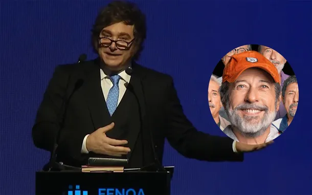 Javier Milei hablando en Tucumán