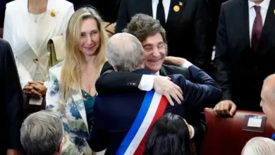 Javier Milei y José Antonio Kast en la ceremonia de asunción en Chile