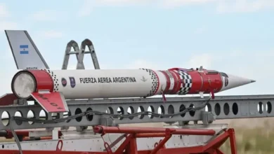 Imagen del misil Gradicom en vuelo