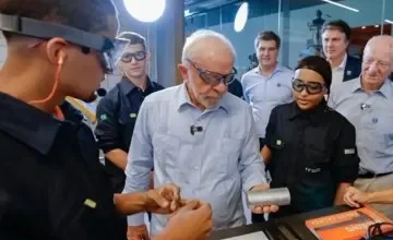 Paolo Rocca y Lula Da Silva en Río de Janeiro.