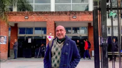 Imagen del profesor asesinado en su departamento de Caballito