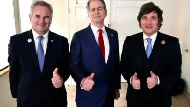 Milei y Trump en la cumbre Escudo de las Américas