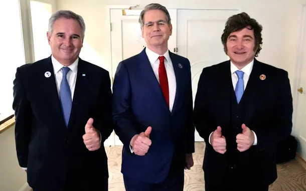 Milei y Trump en la cumbre Escudo de las Américas