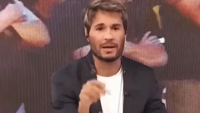 Tomás Dente en vivo durante su programa de Crónica TV