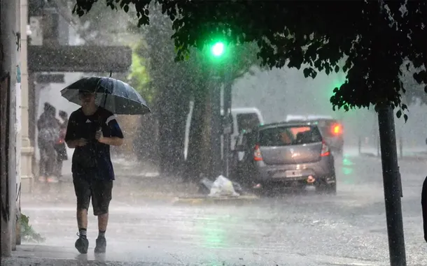 Imagen de tormentas en el AMBA