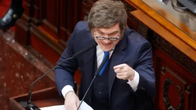 Javier Milei en el Congreso de la Nación