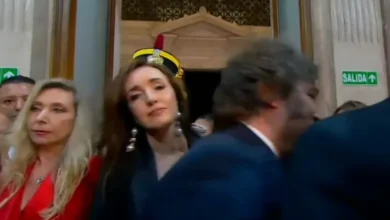 Victoria Villarruel y Karina Milei en la Asamblea Legislativa