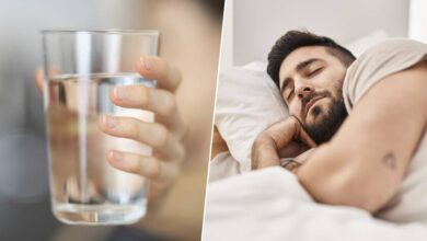 Beber agua antes de dormir puede ser beneficioso