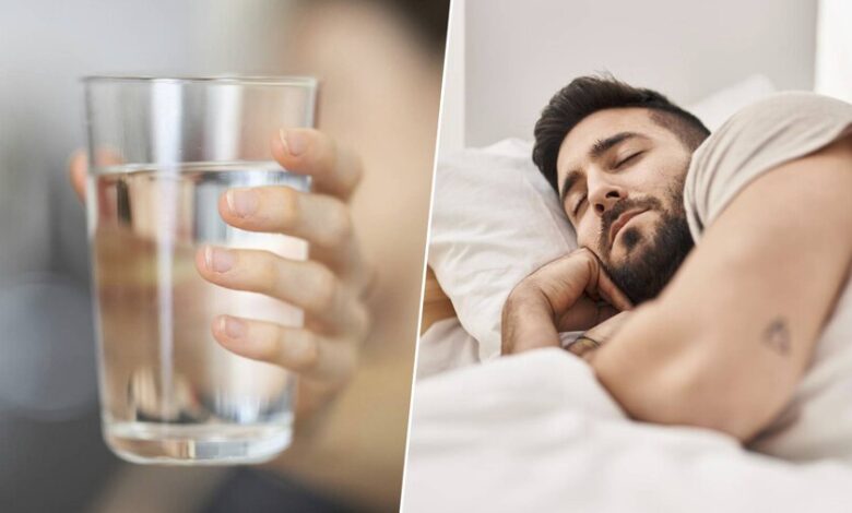 Beber agua antes de dormir puede ser beneficioso