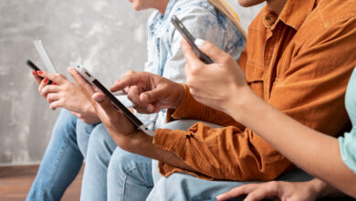 Usuario silencioso en las redes sociales