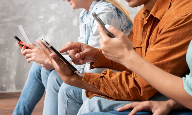 Usuario silencioso en las redes sociales