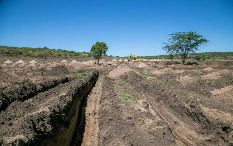 Imagen de una excavación en La Perla