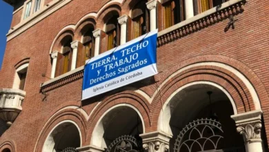 Imágenes de la conferencia de prensa en el Arzobispado de Córdoba