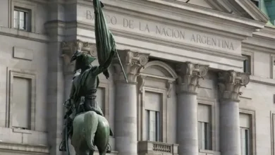 Edificio del Banco Nación en Argentina